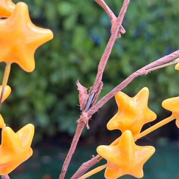 Vintage Lot Yellow Gold Star Floral Stem Picks Mickey Mouse Disney Tree Wreath - Picture 8 of 11